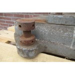 Gietijzer industrieel frame meetopstelling
